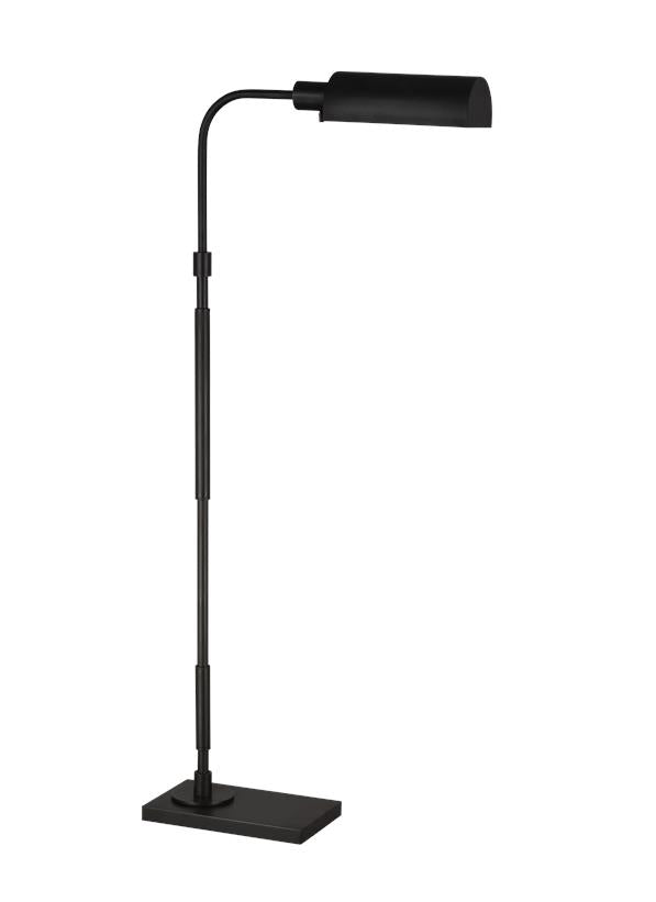 Visual Comfort Studio Chapman & Myers Kenyon Task Floor Lamp in Aged Iron CT1161AI1