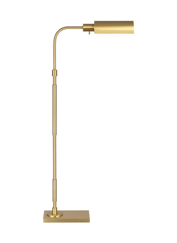 Visual Comfort Studio Chapman & Myers Kenyon Task Floor Lamp in Burnished Brass CT1161BBS1