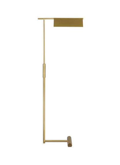 Visual Comfort Studio Chapman & Myers Foles Floor Lamp in Burnished Brass CT1231BBS1