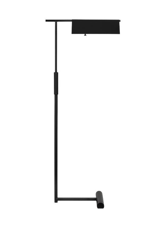 Visual Comfort Studio Chapman & Myers Foles Floor Lamp in Midnight Black CT1231MBK1