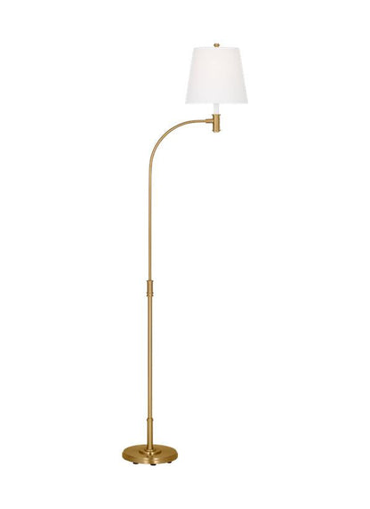 Visual Comfort Studio Chapman & Myers Belmont Extra Large Task Floor Lamp in Burnished Brass CT1241BBS1