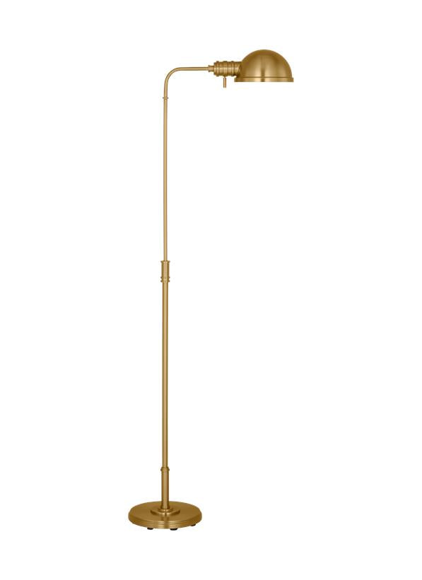 Visual Comfort Studio Chapman & Myers Belmont Large Task Floor Lamp in Burnished Brass CT1251BBS1