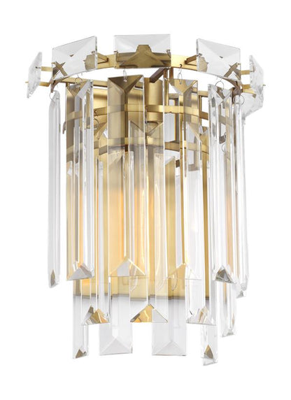 Visual Comfort Studio Chapman & Myers Arden Sconce in Burnished Brass CW1061BBS