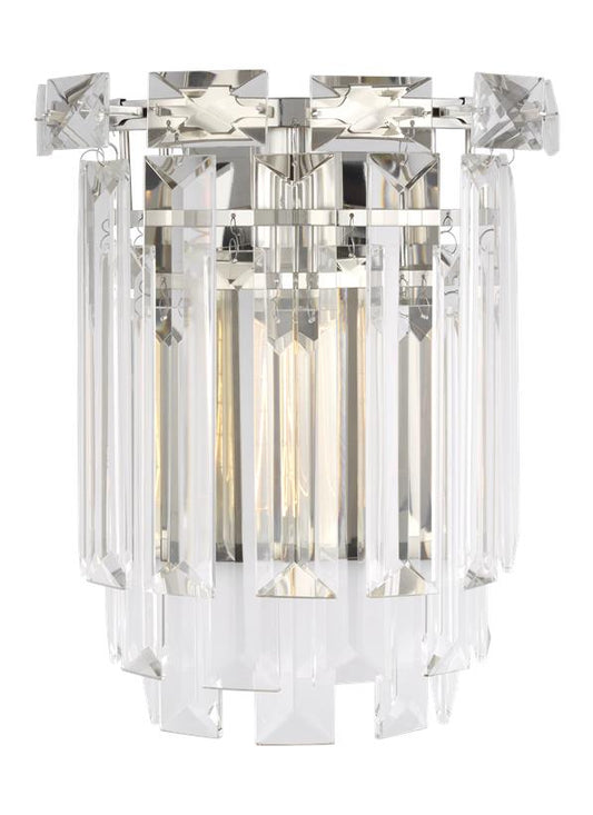 Visual Comfort Studio Chapman & Myers Arden Sconce in Polished Nickel CW1061PN