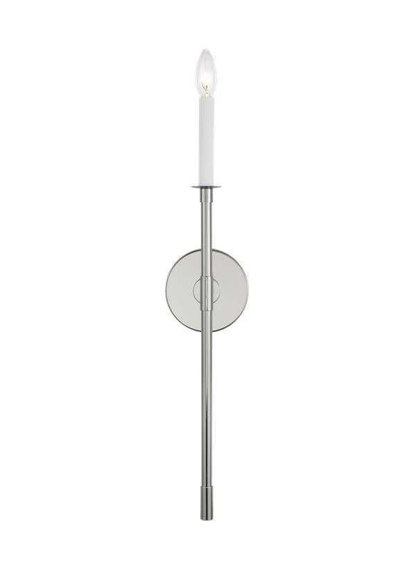 Visual Comfort Studio Chapman & Myers Bayview Sconce in Polished Nickel CW1091PN