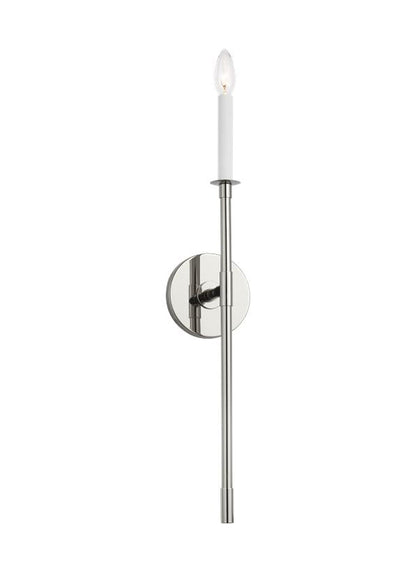 Visual Comfort Studio Chapman & Myers Bayview Sconce in Polished Nickel CW1091PN