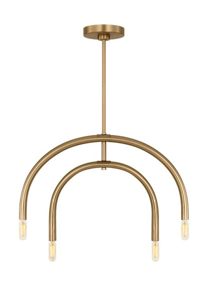 Visual Comfort Studio Drew & Jonathan Hadden Medium Chandelier in Satin Brass DJC1114SB