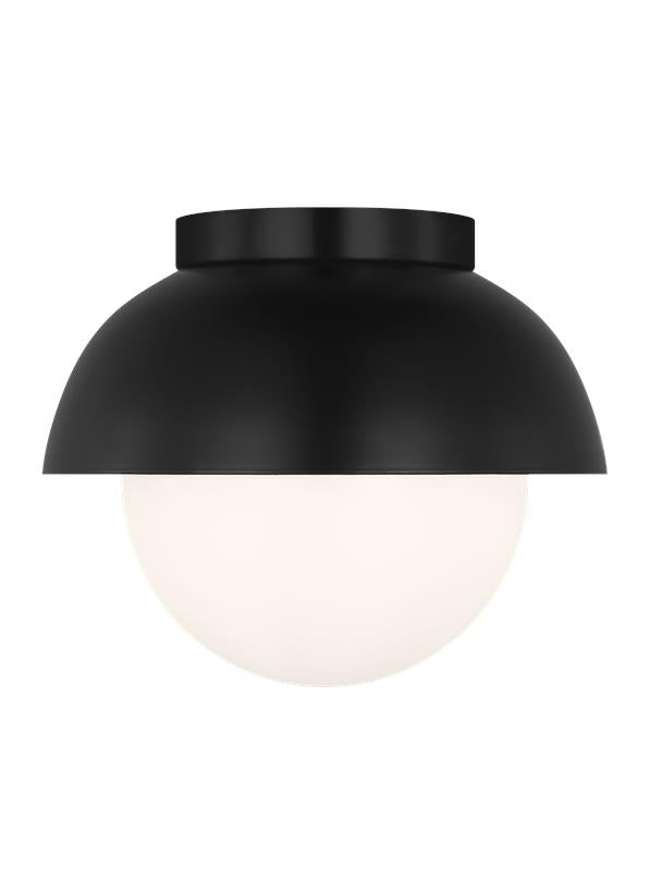 Visual Comfort Studio Drew & Jonathan Hyde Medium Ceiling Flush Mount in Midnight Black DJF1011MBK