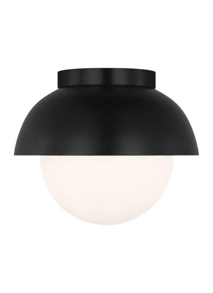 Visual Comfort Studio Drew & Jonathan Hyde Medium Ceiling Flush Mount in Midnight Black DJF1011MBK