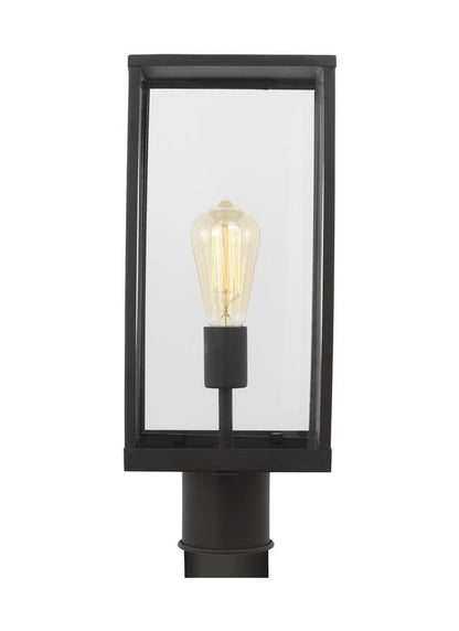 Visual Comfort Studio Drew & Jonathan Scott Howell Medium Post Lantern in Textured Black DJO1041TXB