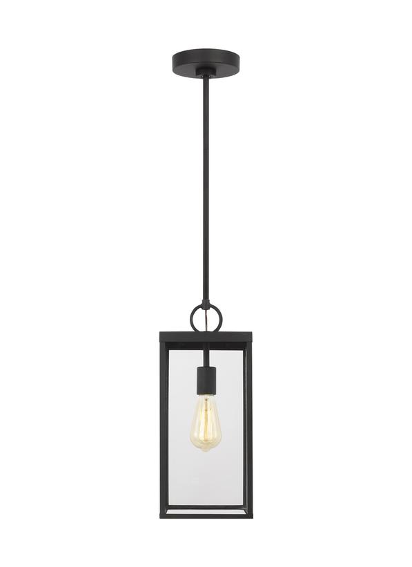 Visual Comfort Studio Drew & Jonathan Scott Howell Medium Pendant Lantern in Textured Black DJO1051TXB