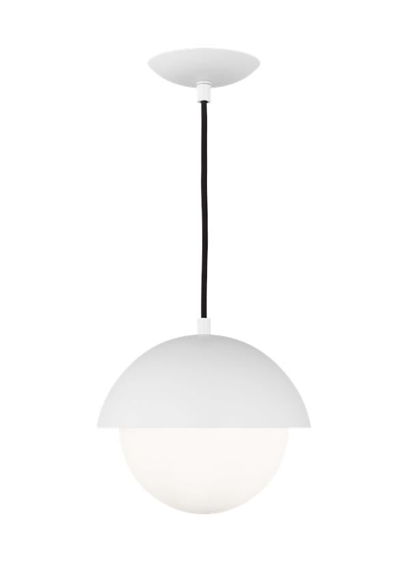 Visual Comfort Studio Drew & Jonathan Hyde Small Pendant in Matte White DJP1021MWT