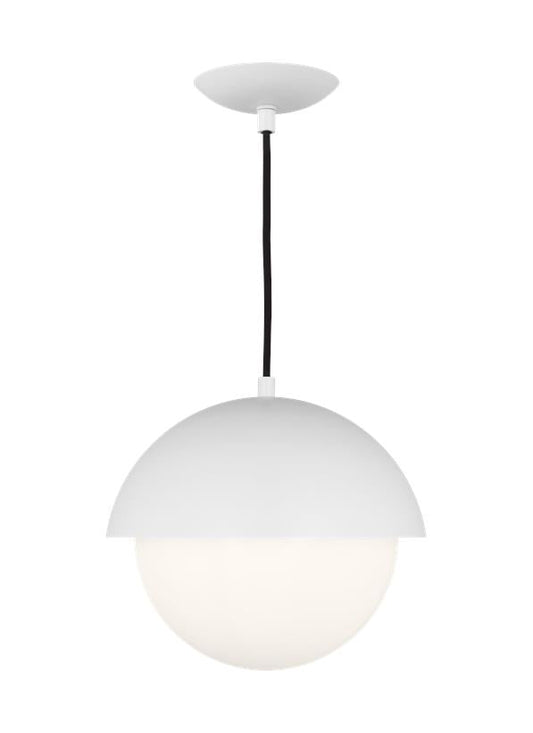 Visual Comfort Studio Drew & Jonathan Hyde Medium Pendant in Matte White DJP1031MWT