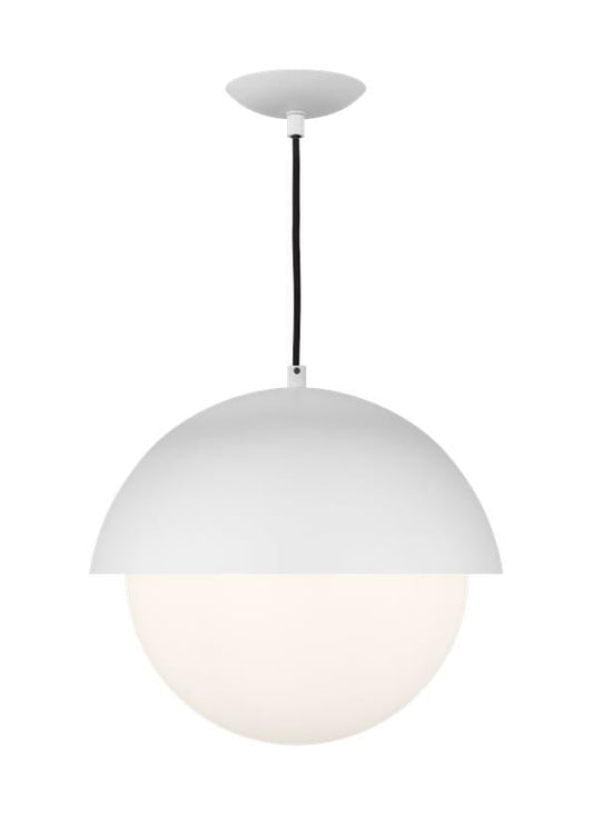 Visual Comfort Studio Drew & Jonathan Hyde Large Pendant in Matte White DJP1041MWT