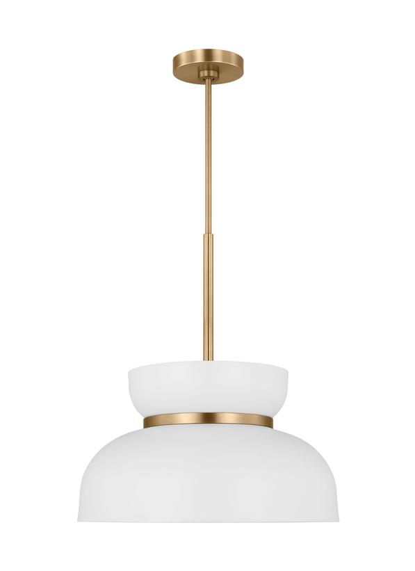 Visual Comfort Studio Drew & Jonathan Pemberton Medium Pendant in Matte White DJP1111SBMWT