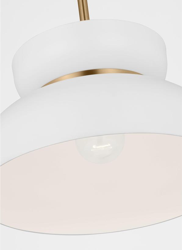 Visual Comfort Studio Drew & Jonathan Pemberton Medium Pendant in Matte White DJP1111SBMWT