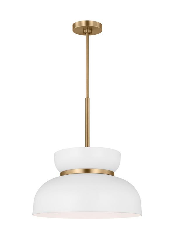 Visual Comfort Studio Drew & Jonathan Pemberton Medium Pendant in Matte White DJP1111SBMWT