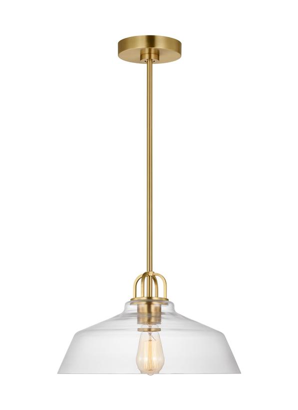 Visual Comfort Studio Drew & Jonathan Scott Payton Small Pendant in Satin Brass DJP1121SB