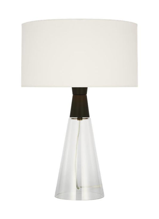 Visual Comfort Studio Drew & Jonathan Pender Medium Table Lamp in Midnight Black DJT1041MBK1