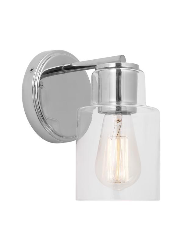 Visual Comfort Studio Drew & Jonathan Sayward Small Sconce in Chrome DJV1001CH