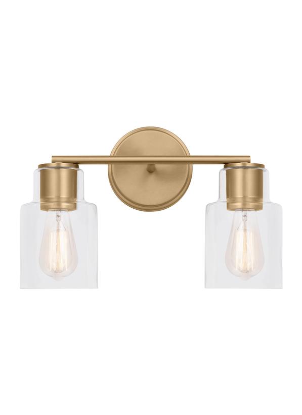 Visual Comfort Studio Drew & Jonathan Sayward 2 - Light Bath in Satin Brass DJV1002SB