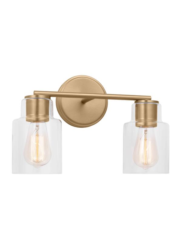 Visual Comfort Studio Drew & Jonathan Sayward 2 - Light Bath in Satin Brass DJV1002SB