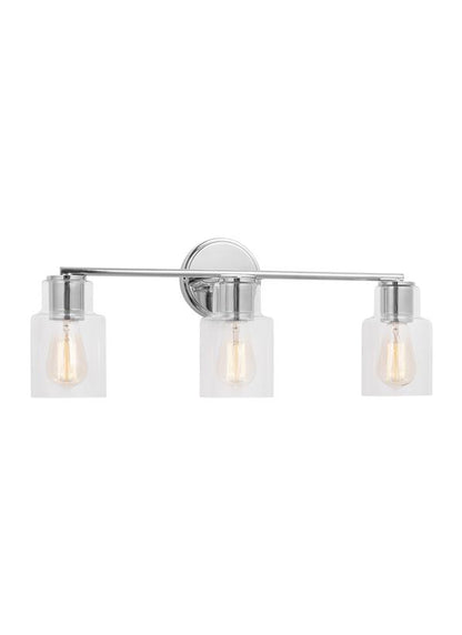 Visual Comfort Studio Drew & Jonathan Sayward 3 - Light Bath in Chrome DJV1003CH