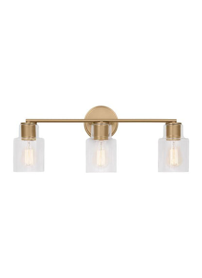 Visual Comfort Studio Drew & Jonathan Sayward 3 - Light Bath in Satin Brass DJV1003SB