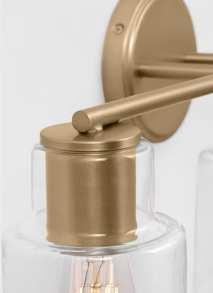 Visual Comfort Studio Drew & Jonathan Sayward 3 - Light Bath in Satin Brass DJV1003SB