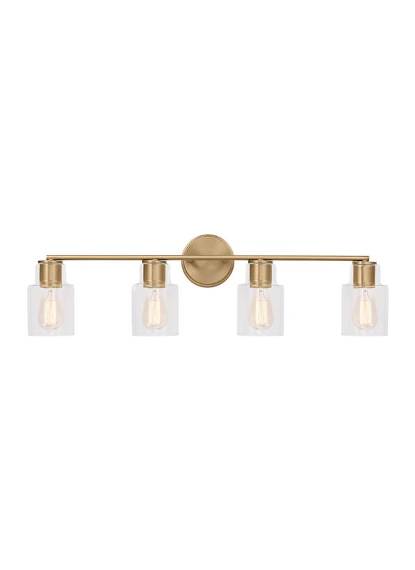 Visual Comfort Studio Drew & Jonathan Sayward 4 - Light Bath in Satin Brass DJV1004SB