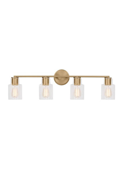 Visual Comfort Studio Drew & Jonathan Sayward 4 - Light Bath in Satin Brass DJV1004SB