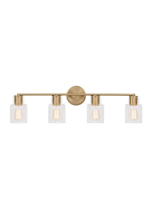 Visual Comfort Studio Drew & Jonathan Sayward 4 - Light Bath in Satin Brass DJV1004SB