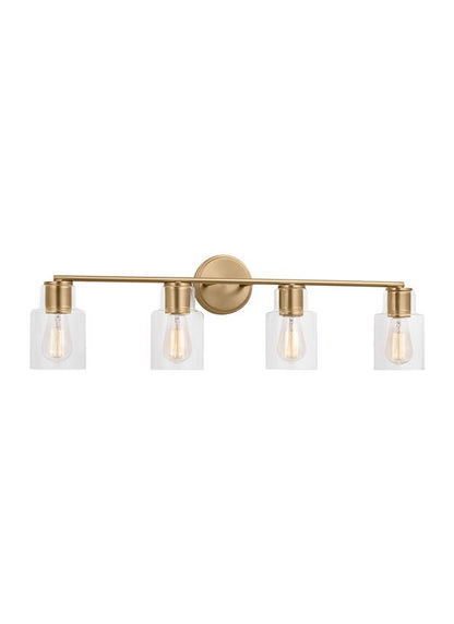 Visual Comfort Studio Drew & Jonathan Sayward 4 - Light Bath in Satin Brass DJV1004SB