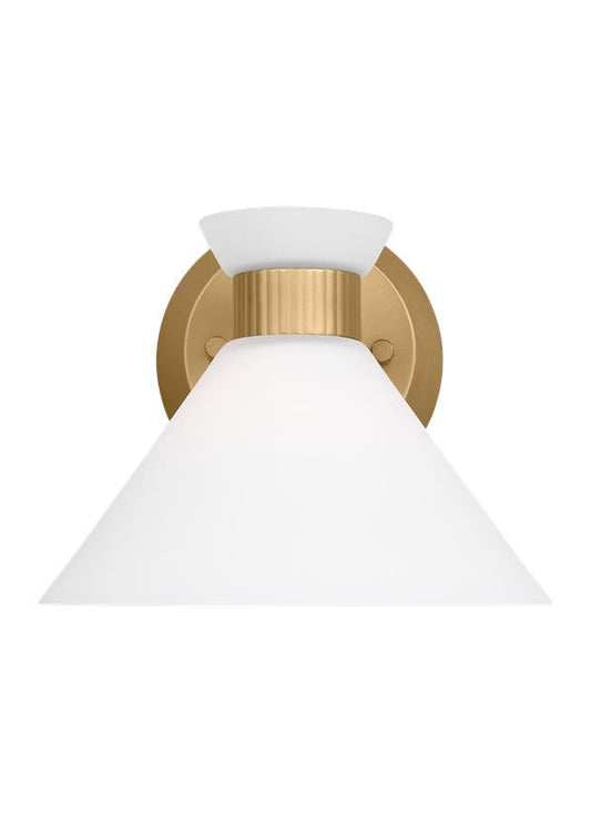 Visual Comfort Studio Drew & Jonathan Belcarra Small Sconce in Satin Brass DJV1011SB