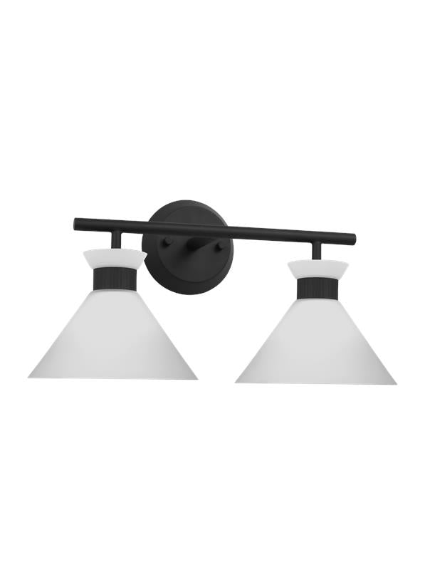 Visual Comfort Studio Drew & Jonathan Belcarra 2 - Light Bath in Midnight Black DJV1012MBK