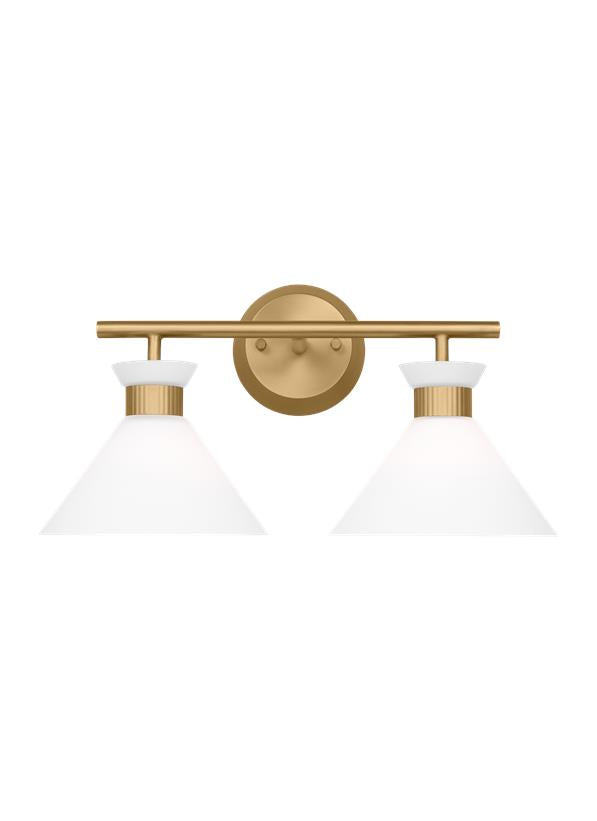 Visual Comfort Studio Drew & Jonathan Belcarra 2 - Light Bath in Satin Brass DJV1012SB