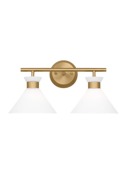 Visual Comfort Studio Drew & Jonathan Belcarra 2 - Light Bath in Satin Brass DJV1012SB