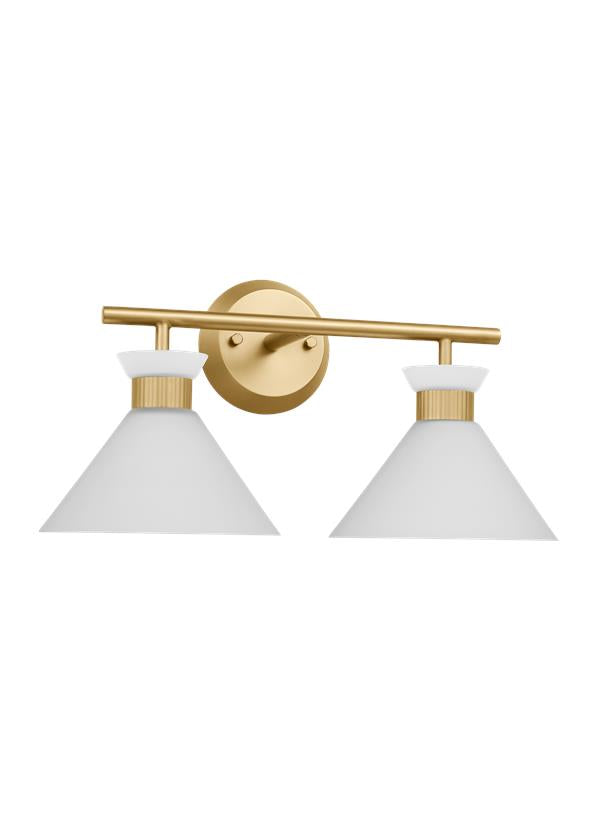 Visual Comfort Studio Drew & Jonathan Belcarra 2 - Light Bath in Satin Brass DJV1012SB