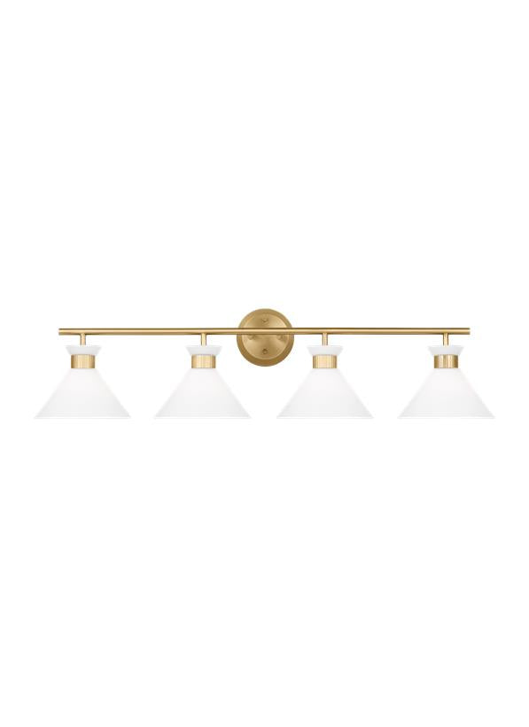 Visual Comfort Studio Drew & Jonathan Belcarra 4 - Light Bath in Satin Brass DJV1014SB