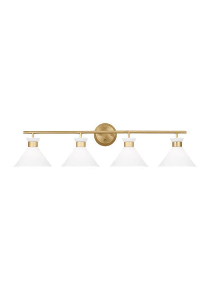 Visual Comfort Studio Drew & Jonathan Belcarra 4 - Light Bath in Satin Brass DJV1014SB