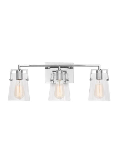 Visual Comfort Studio Drew & Jonathan Crofton 3 - Light Bath in Chrome DJV1033CH