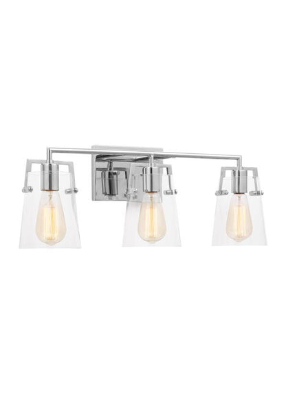 Visual Comfort Studio Drew & Jonathan Crofton 3 - Light Bath in Chrome DJV1033CH