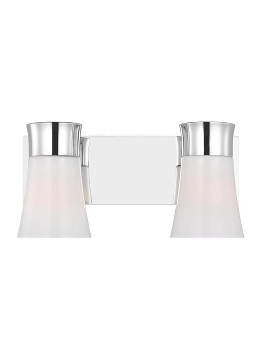 Visual Comfort Studio Drew & Jonathan Scott Roy Medium Vanity in Chrome DJV1082CH