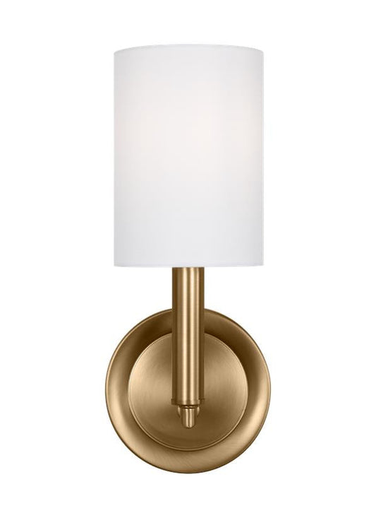 Visual Comfort Studio Drew & Jonathan Egmont Medium Sconce in Satin Brass DJW1051SB