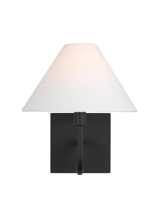 Visual Comfort Studio Drew & Jonathan Scott Eldon Small Sconce in Midnight Black DJW1081MBK