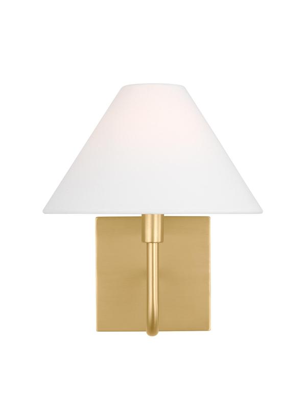 Visual Comfort Studio Drew & Jonathan Scott Eldon Small Sconce in Satin Brass DJW1081SB