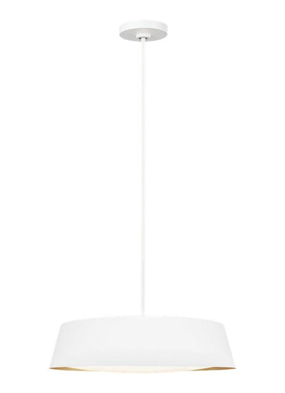 Visual Comfort Studio Ellen DeGeneres Asher Pendant in Matte White EP1055MWT