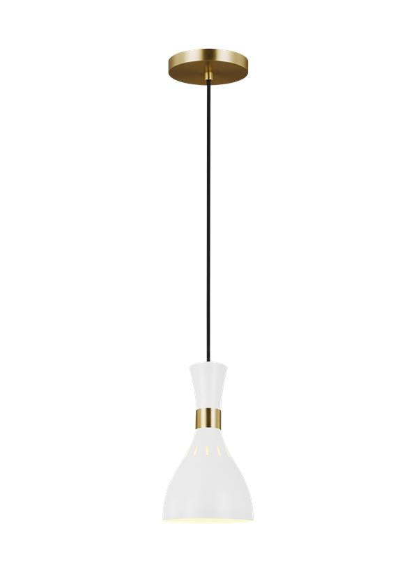 Visual Comfort Studio Ellen DeGeneres Joan Mini-Pendant in Matte White EP1141MWT