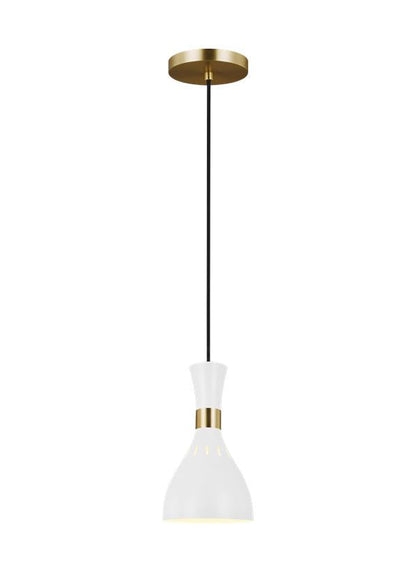 Visual Comfort Studio Ellen DeGeneres Joan Mini-Pendant in Matte White EP1141MWT