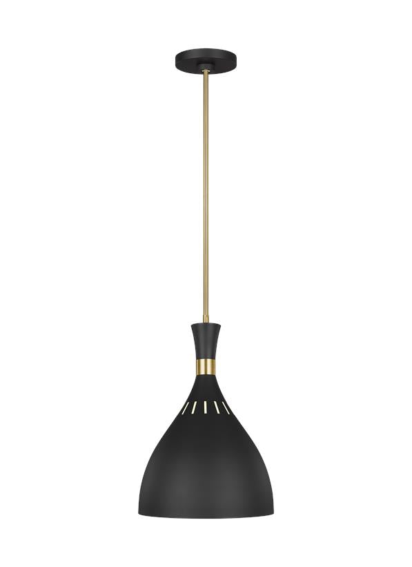 Visual Comfort Studio Ellen DeGeneres Joan Large Pendant in Midnight Black EP1151MBK